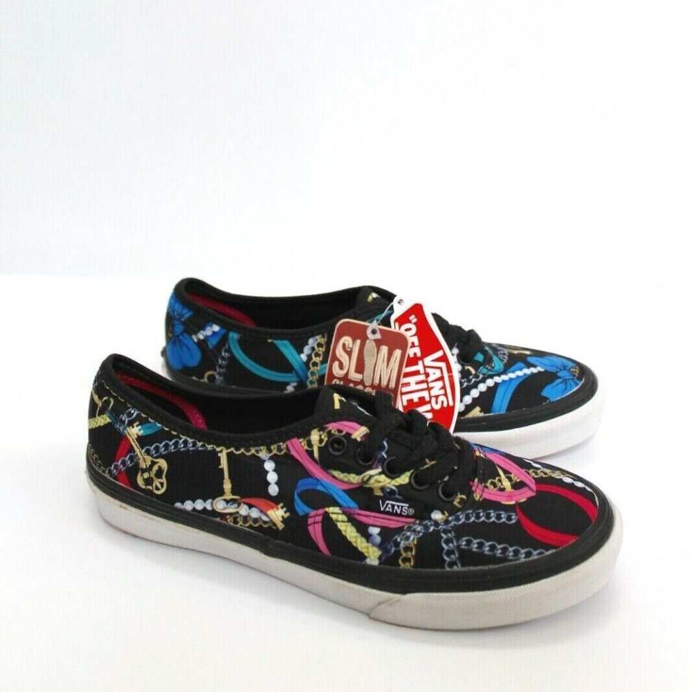 Vans Authentic Slim Classic Jewels Lace-Up Canvas Size 5.5